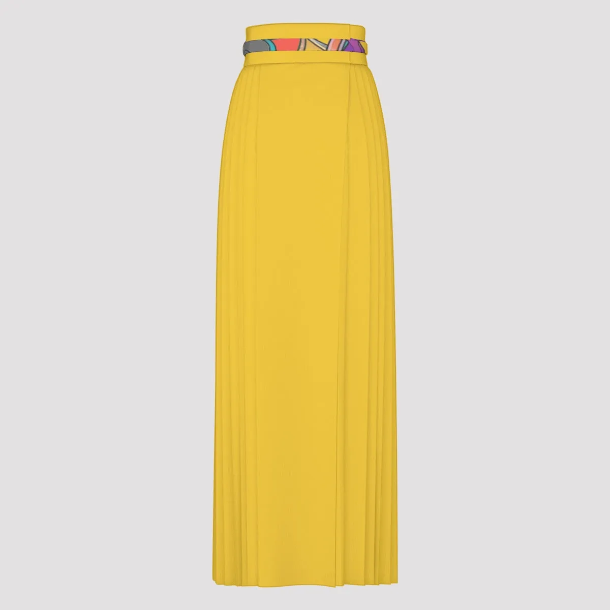 Abstract Urbania Women's Traditional Chinese Pleated Skirt