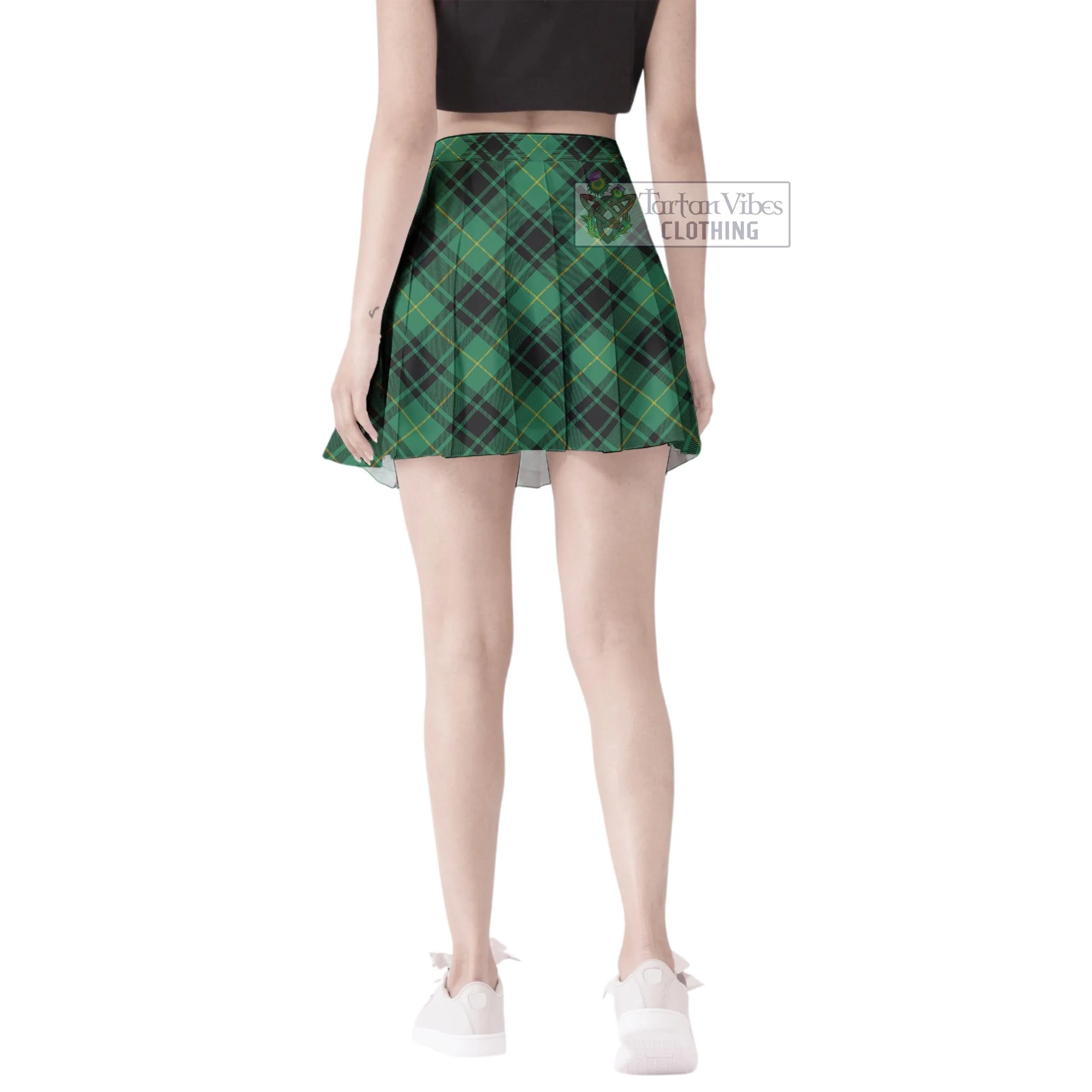 Arthur Ancient Tartan Women's Plated Mini Skirt