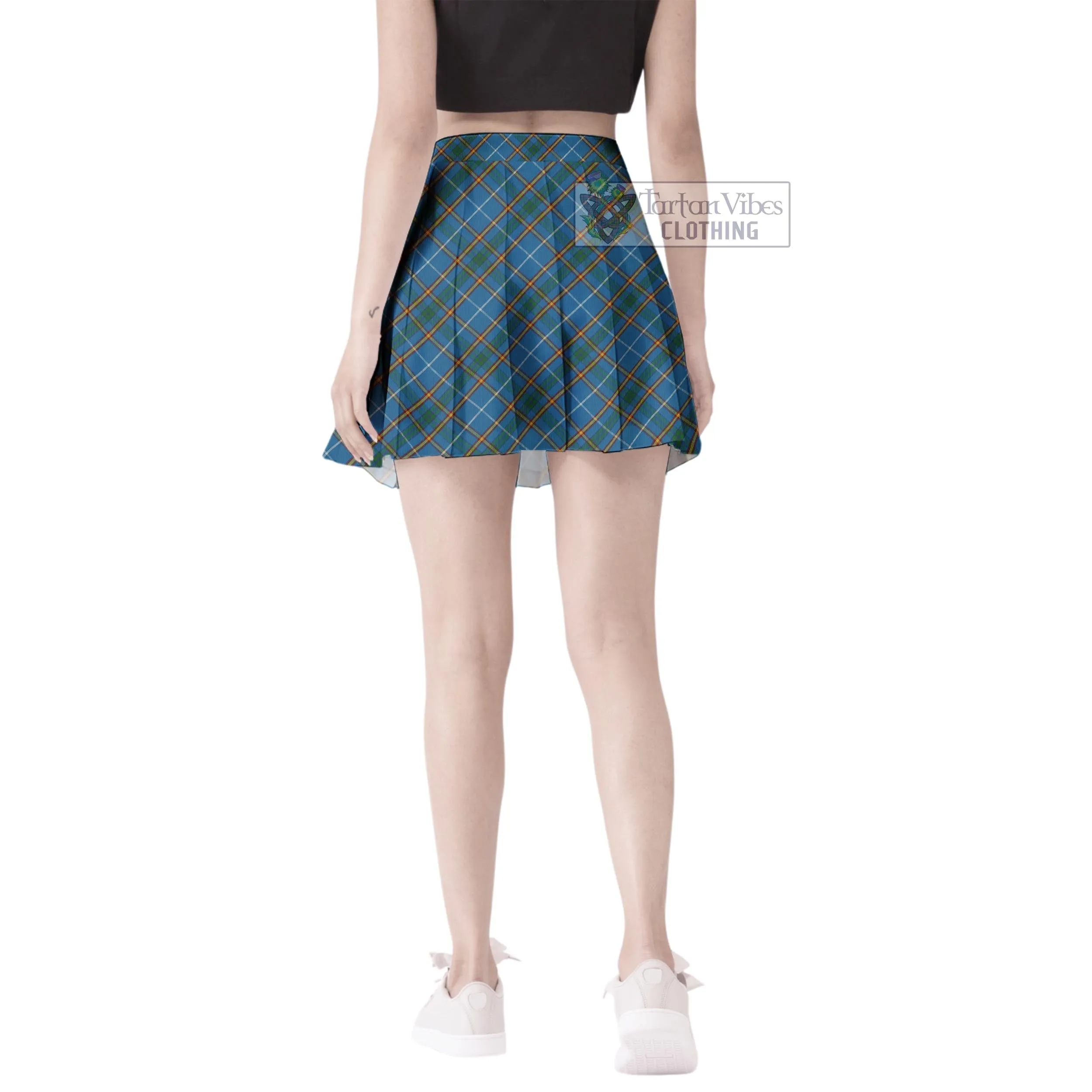 Bain Tartan Women's Plated Mini Skirt