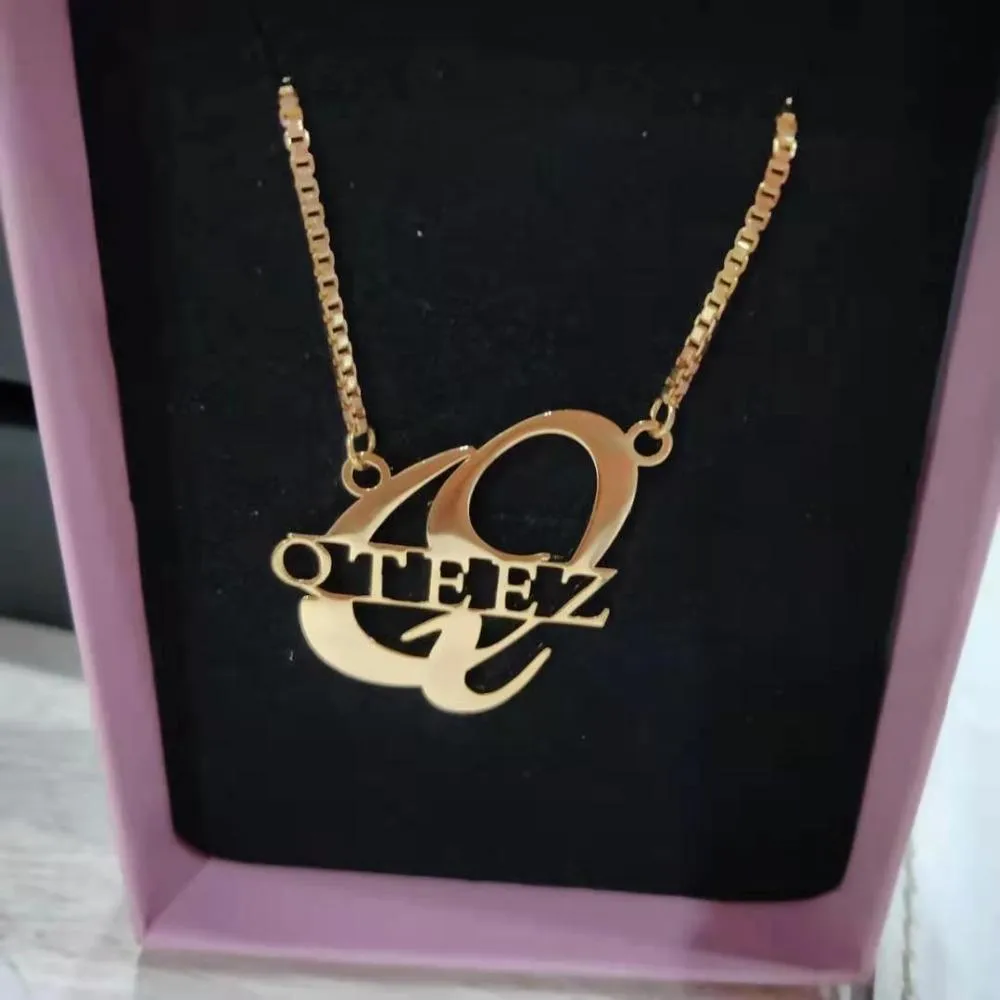 Big Initial Custom Name Necklace