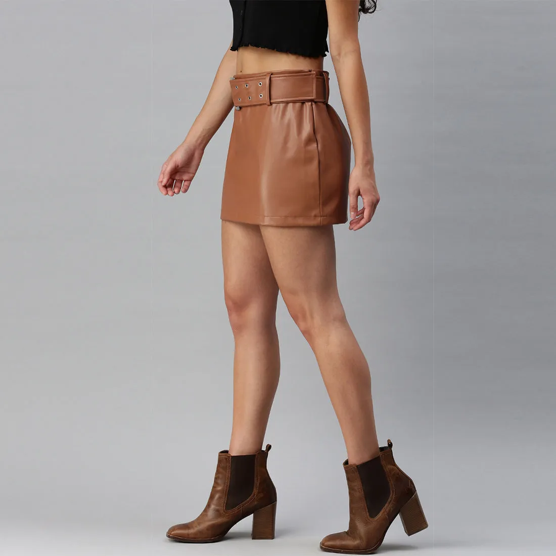 Bodycon Mini Slit Skirt