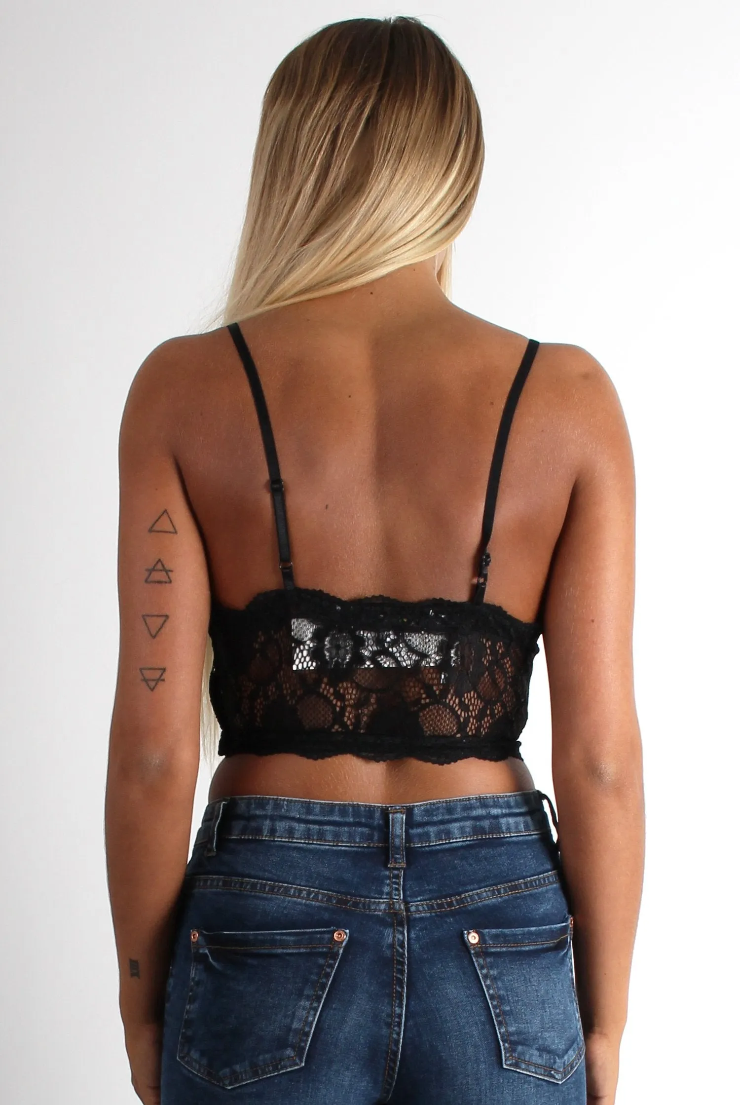 Bonnie Black Lace Bralet