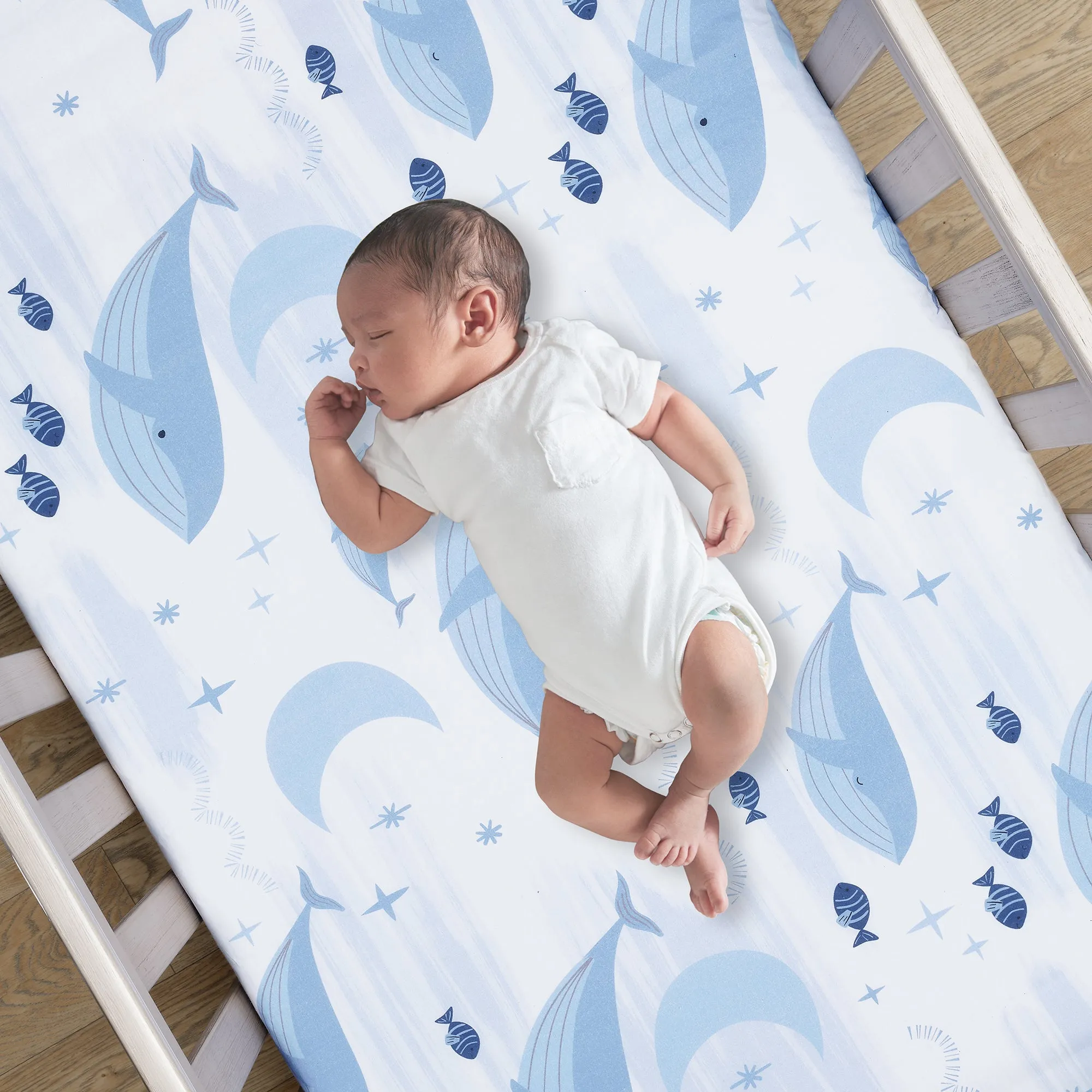 Bubbles & Squirt 3-Piece Crib Bedding Set