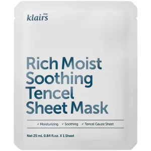 Dear, Klairs Rich Moist Soothing Tencel Sheet Mask 25ml