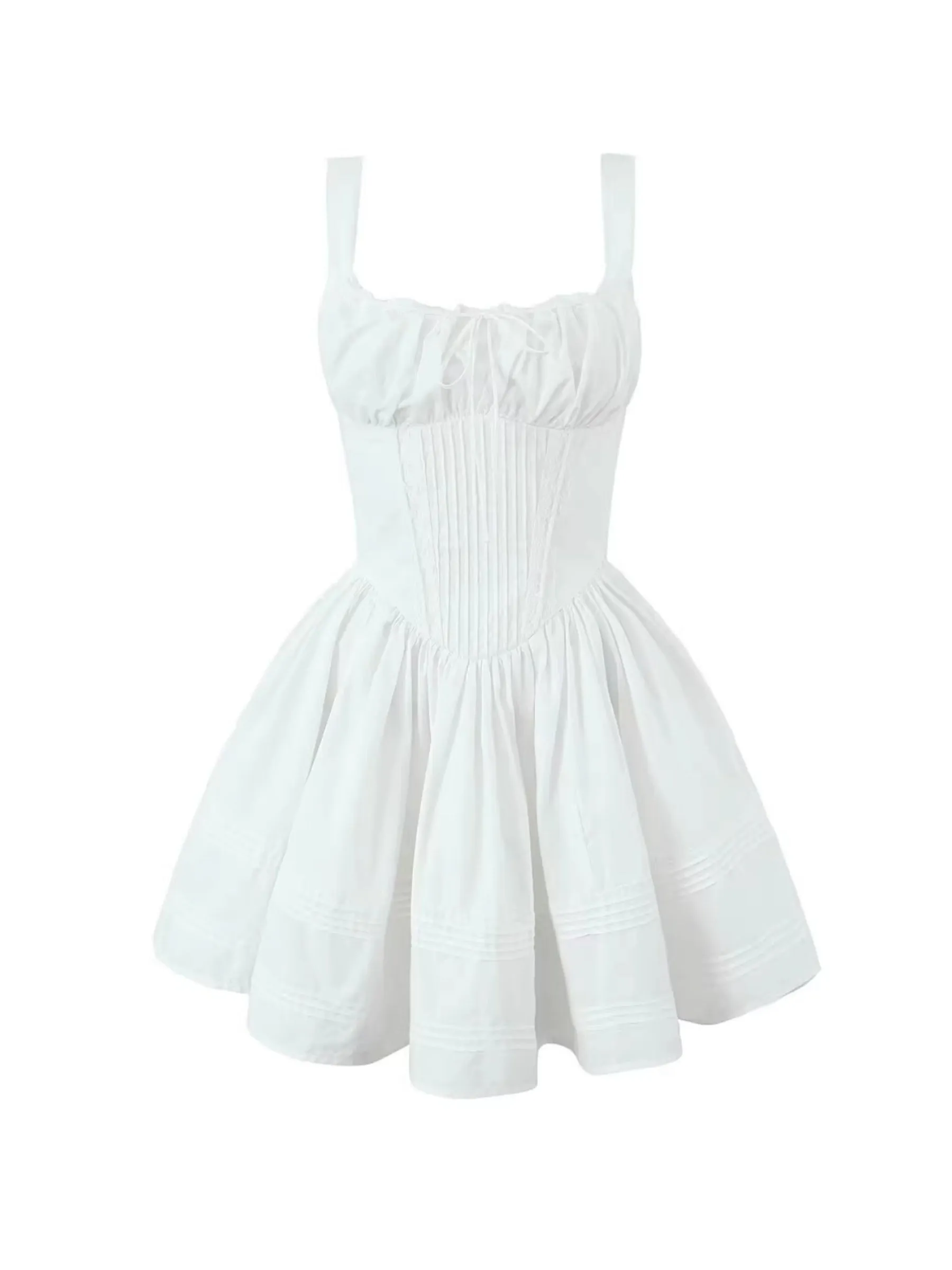 Dunya Mini Dress in White