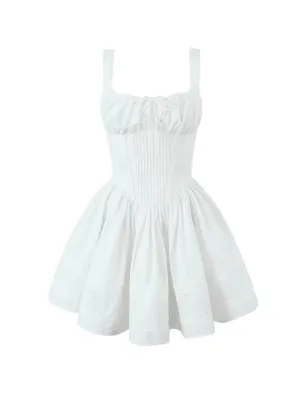 Dunya Mini Dress in White