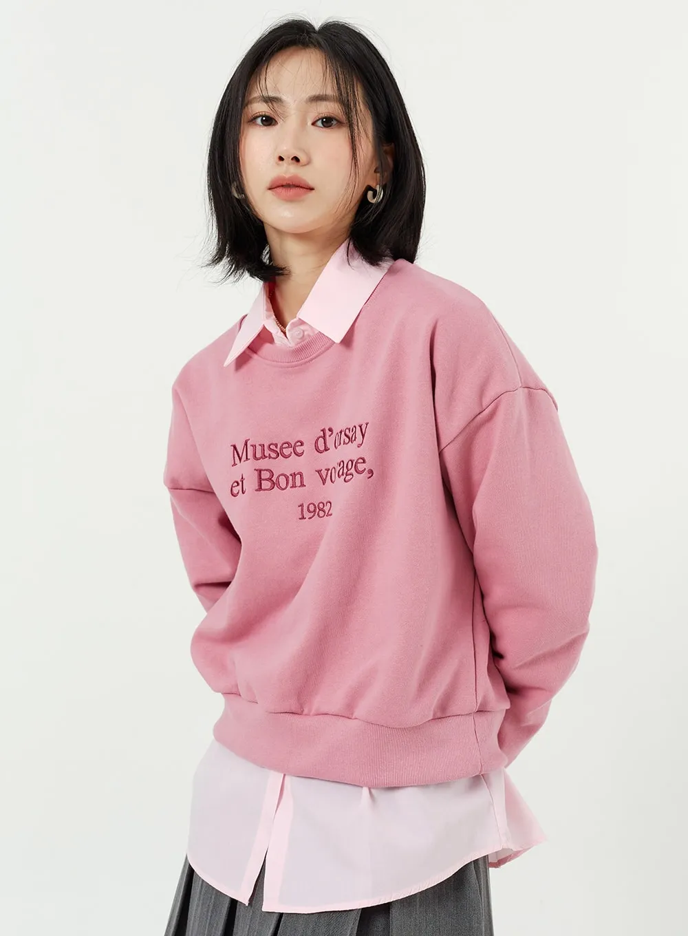 Embroidered Sweatshirt OM309