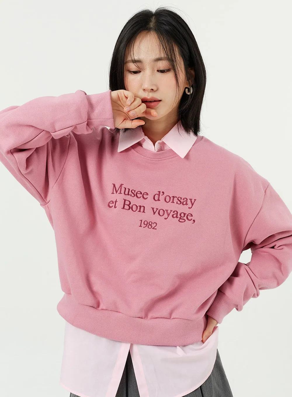 Embroidered Sweatshirt OM309