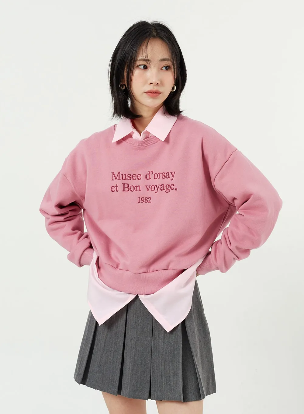 Embroidered Sweatshirt OM309