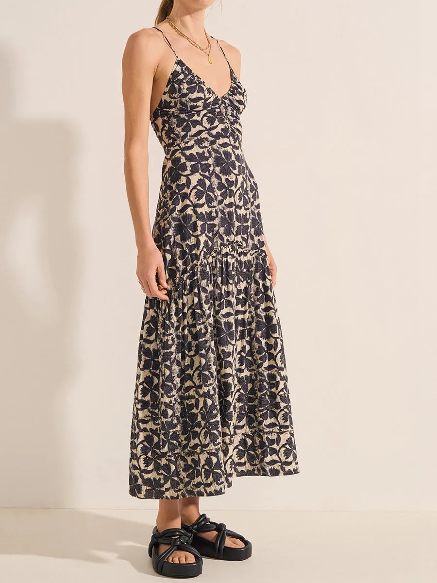 Eucleia Dress in Clover Print