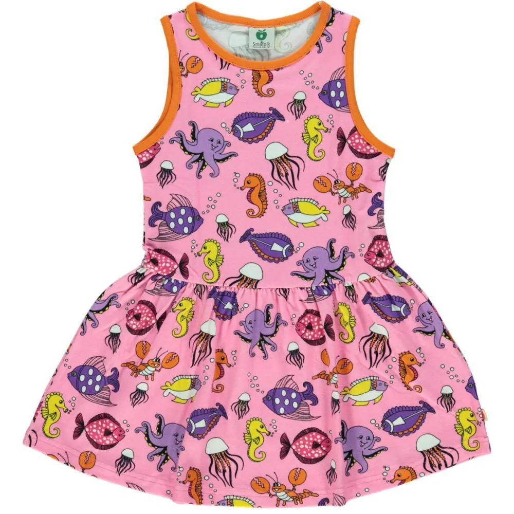 Fish Sleeveless Sun Dress - 1 Left Size 11-12 years