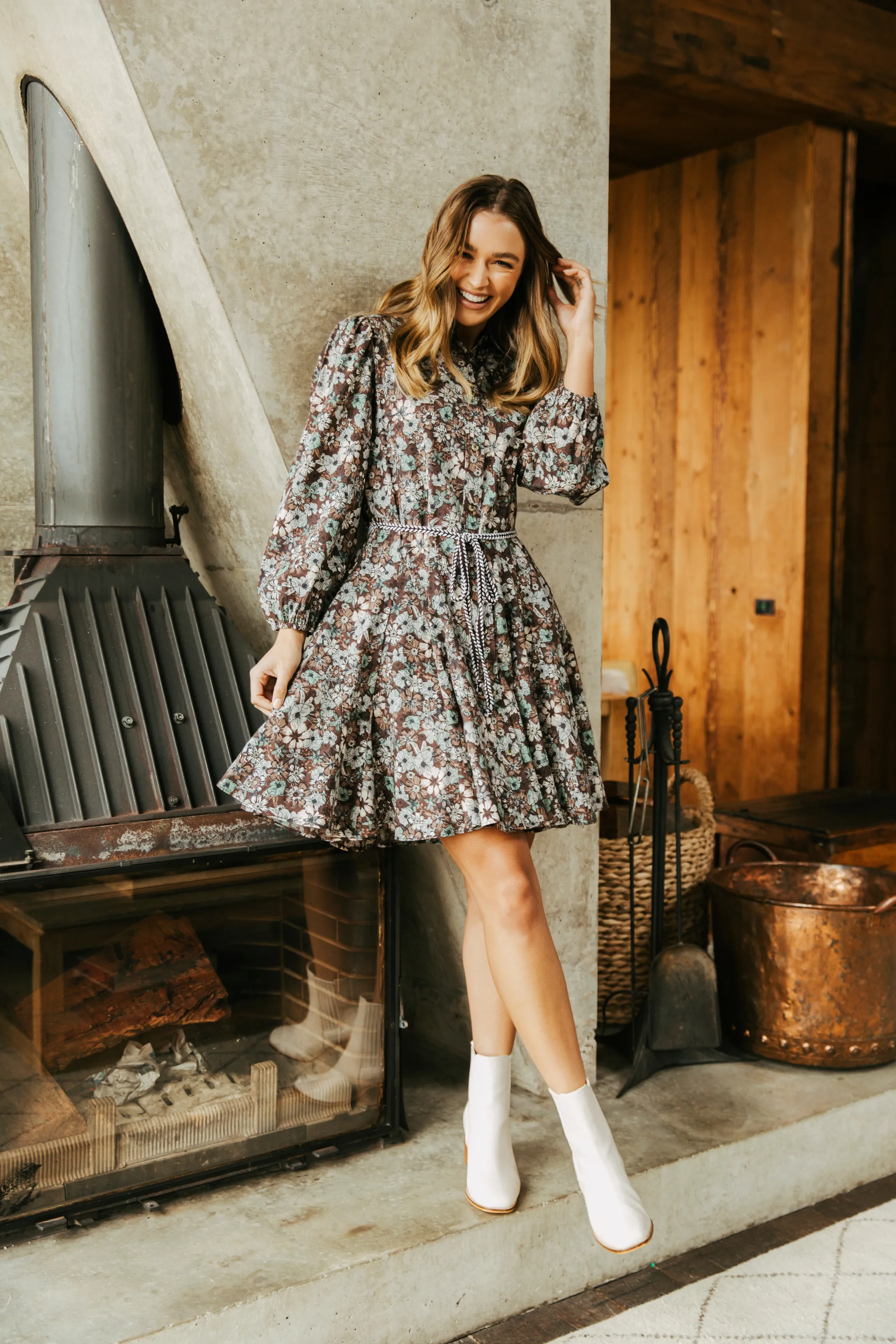 FLORAL MEADOW DRESS - Francesca Floral