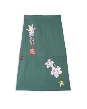 Gaspar Convertible Skirt - Forest Green