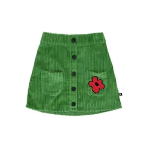 Girls Separates | Skirt- Green Cord | Carlijnq