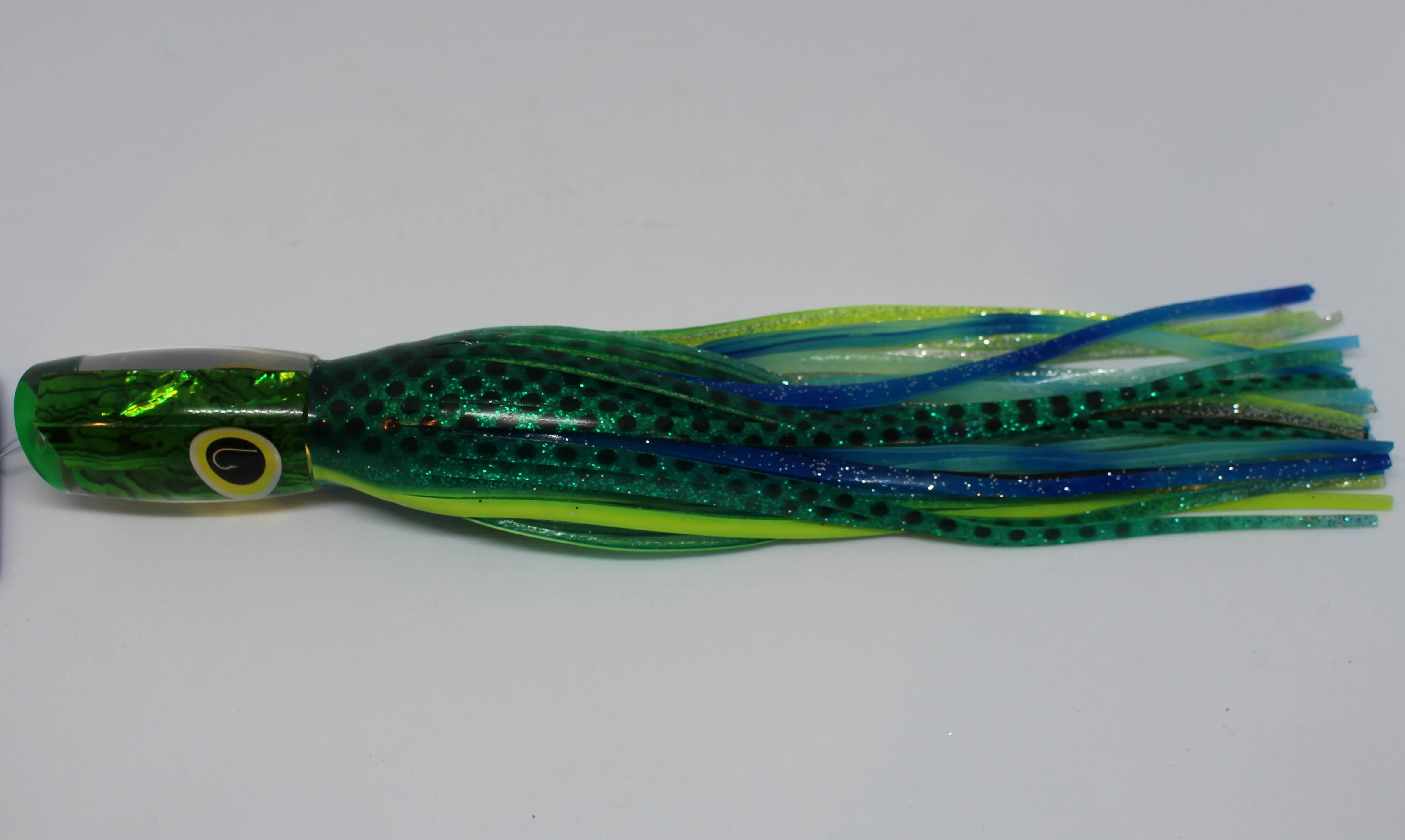 HOOKER - COMET GREEN PAUA HEAD - TEASER TAIL - KAHAWAI LUMO