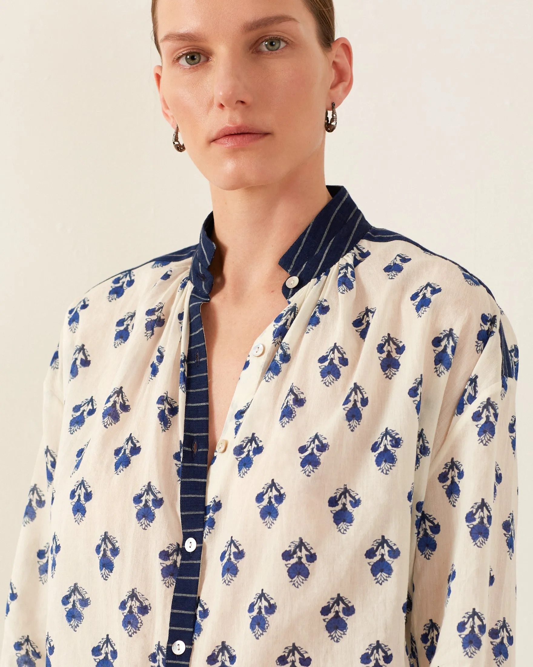 Kiki Indigo Bhutti Shirt