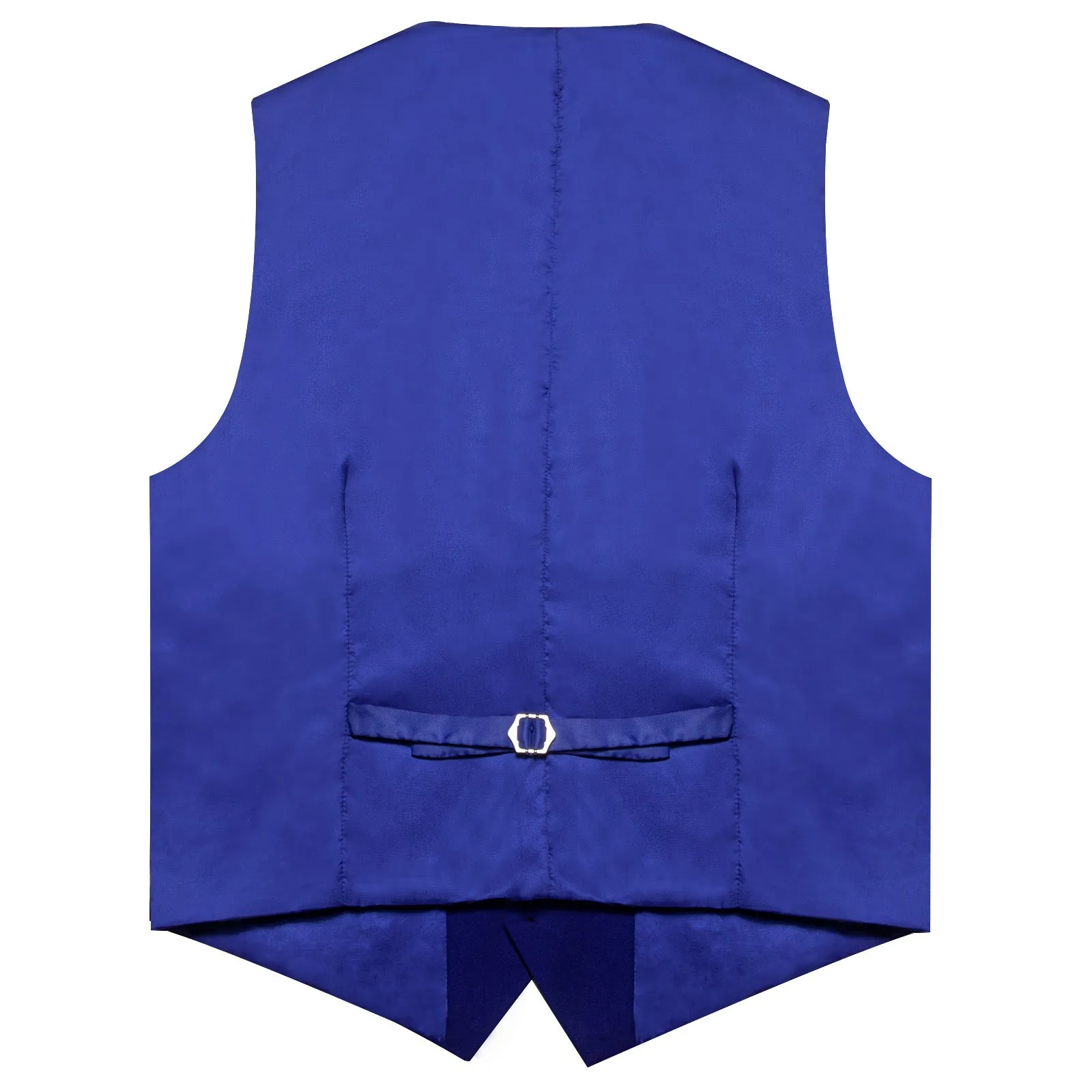 Klein Blue Solid Silk Men's Classic Vest