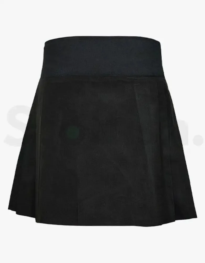 Ladies' Plain Black Short Tartan Kilt