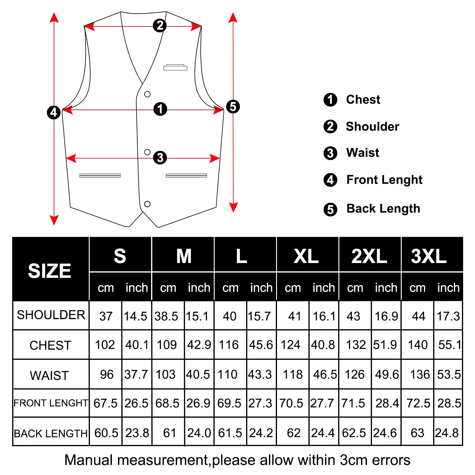 LemonChiffon Solid Jacquard Men's Vest Hanky Cufflinks Tie Set