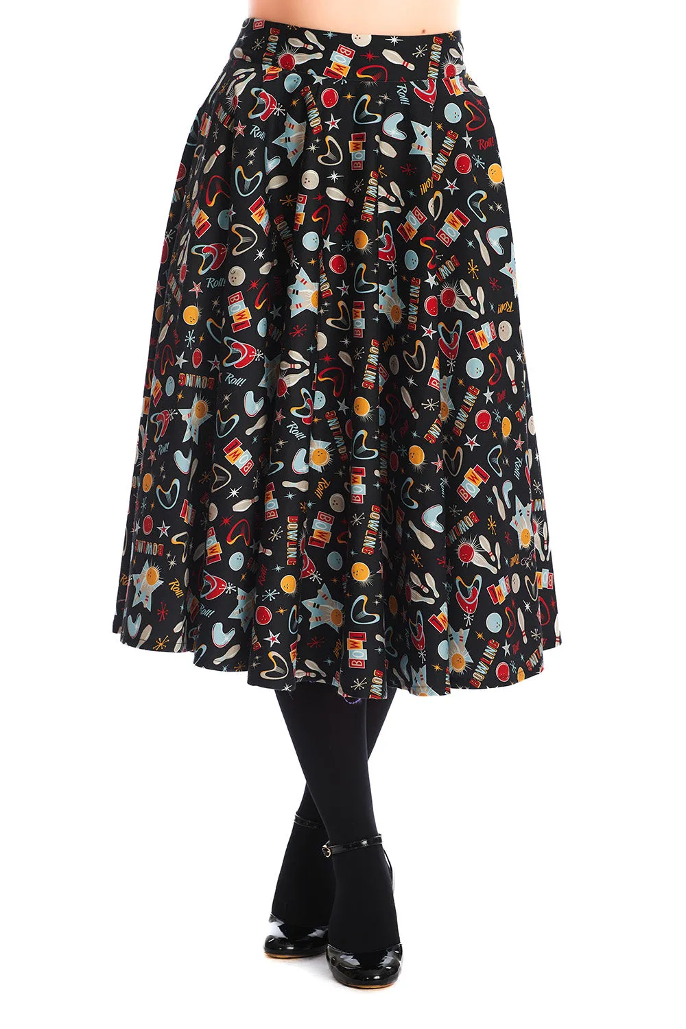 Lets go Bowling Skirt by Banned