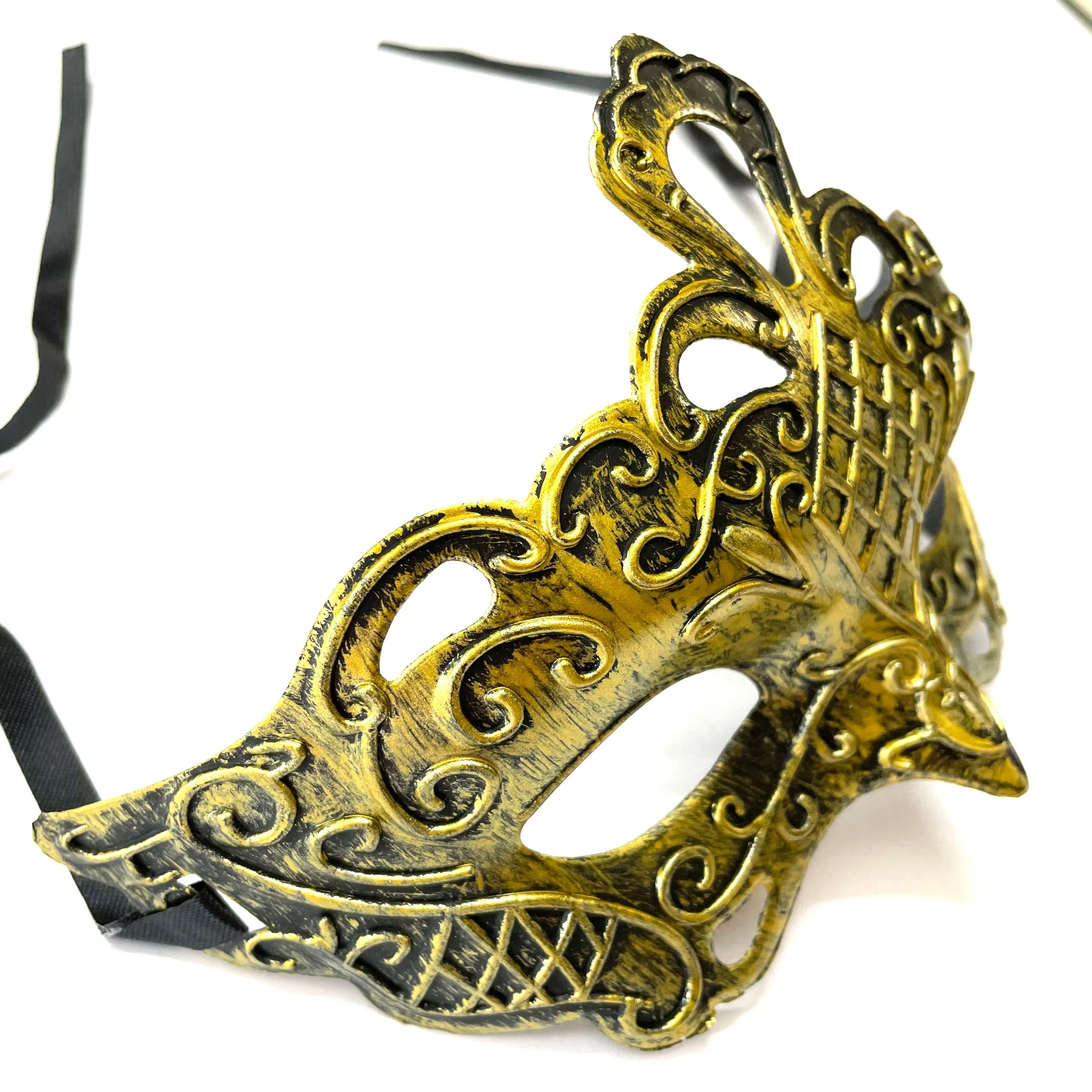 Man Sexy Elegant Masquerade Ball Party Mask - Gold ((Style 10))