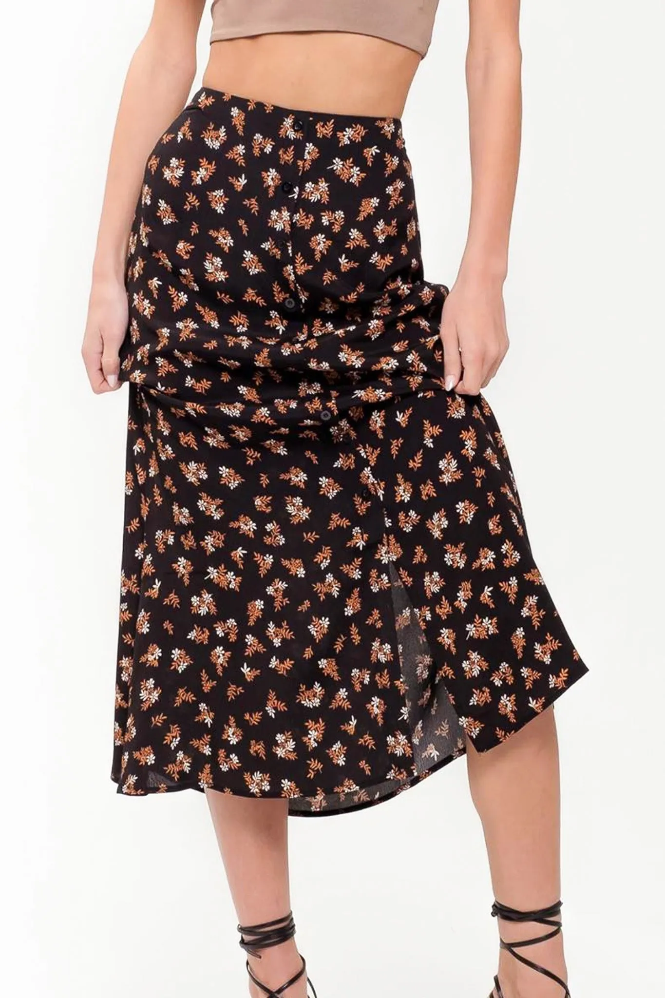 Maple Lane Midi Skirt