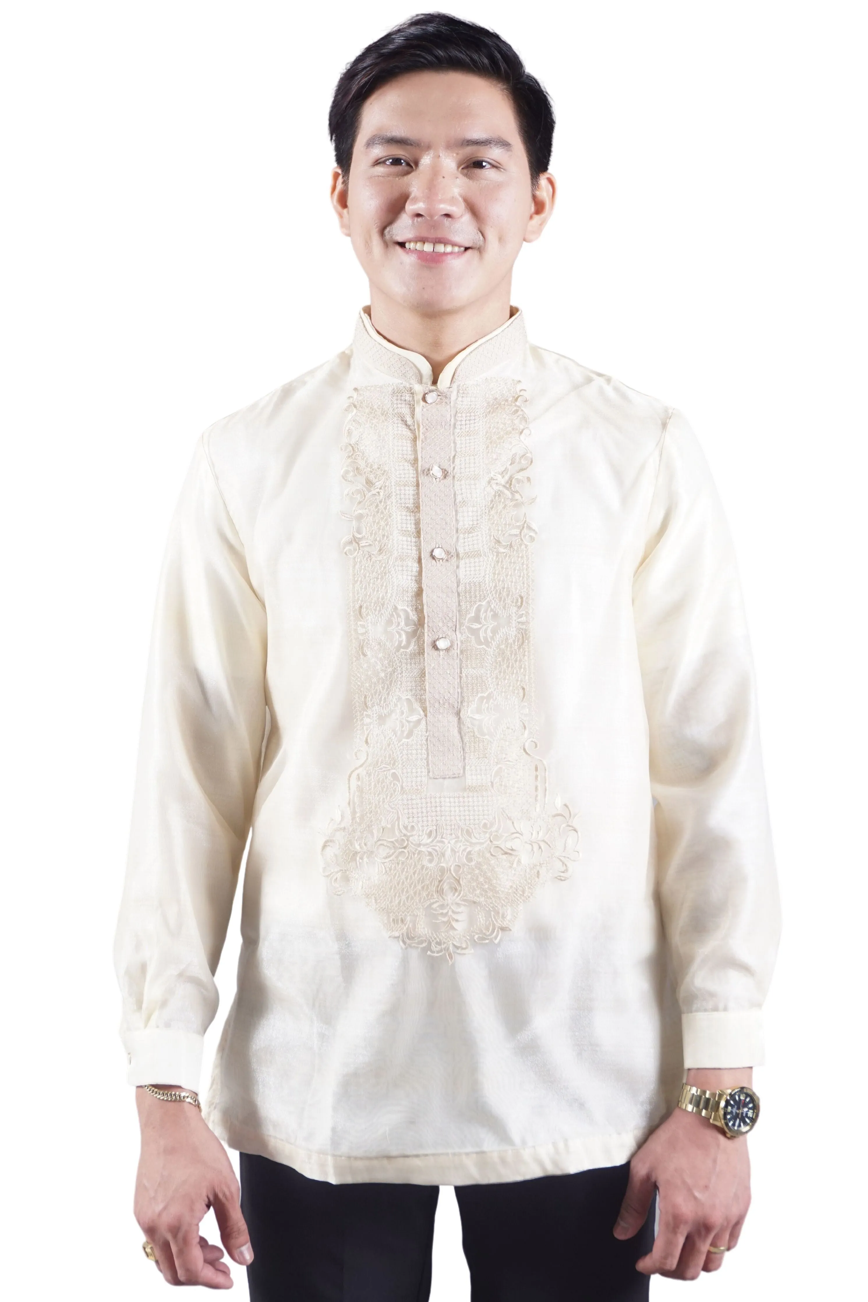 Men's Organza Elegante Barong Tagalog - Liam JN41