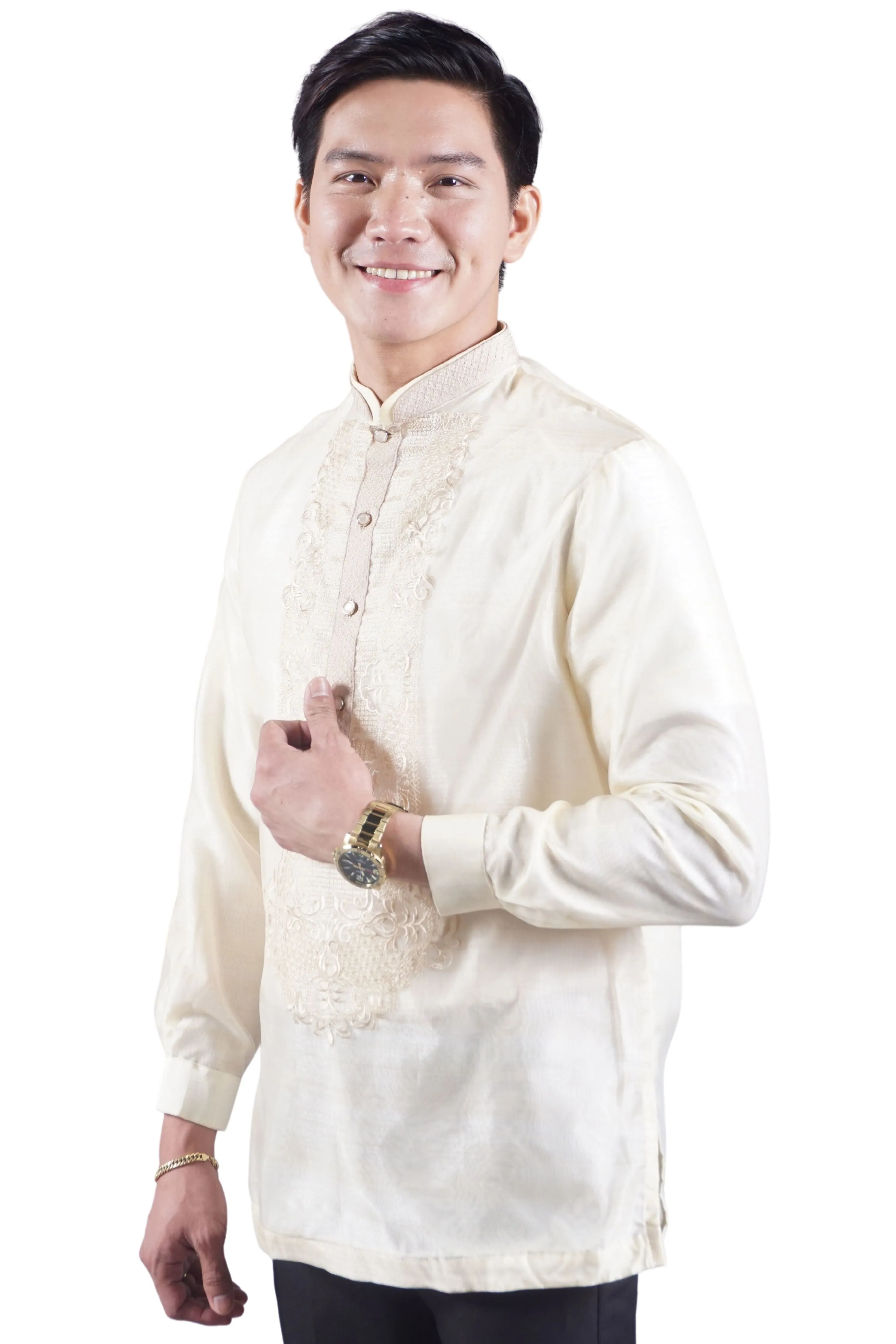 Men's Organza Elegante Barong Tagalog - Liam JN41