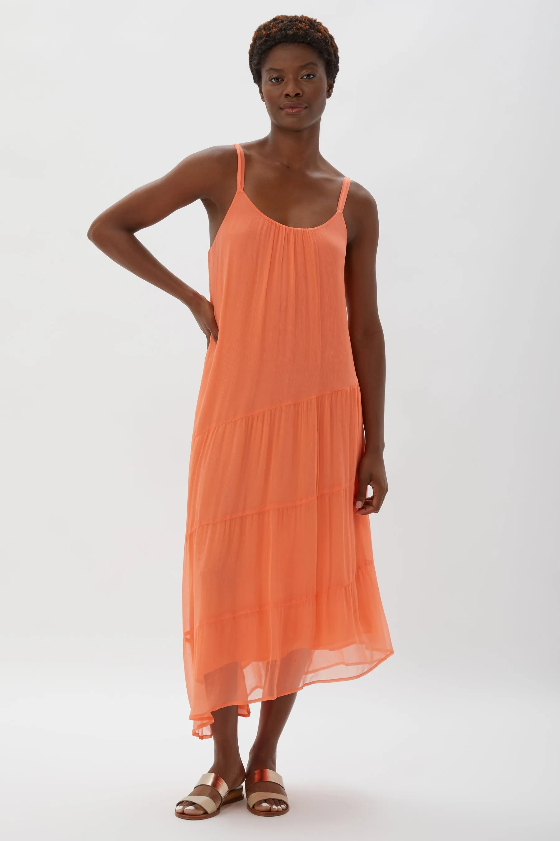 Moreau Asymmetric Maxi Dress