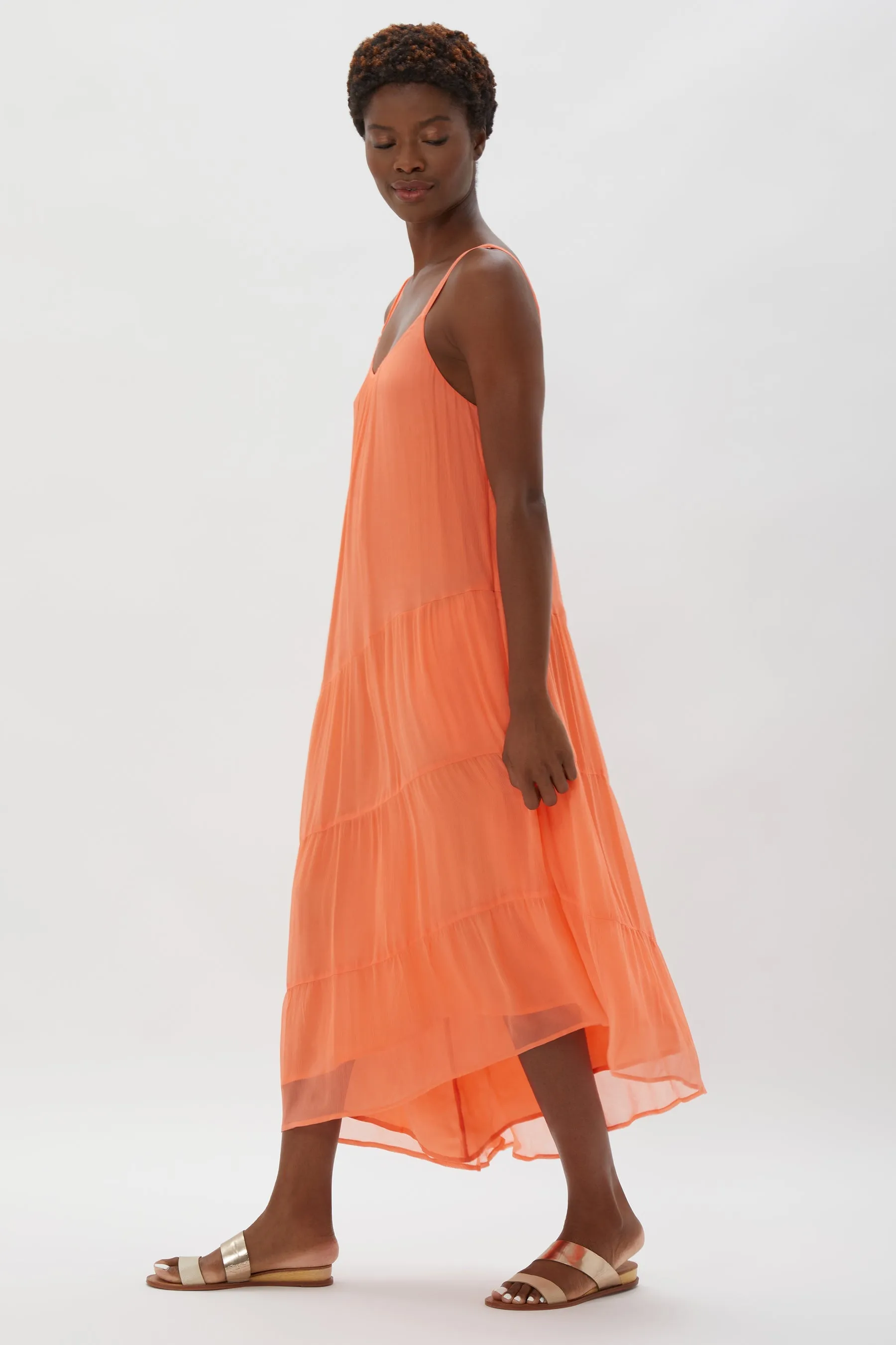 Moreau Asymmetric Maxi Dress