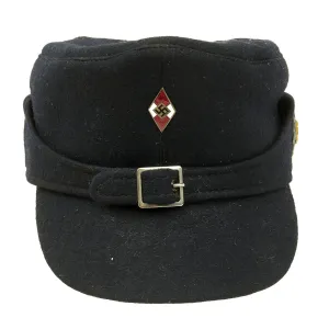 Original German Pre-WWII Unissued HJ Bergmütze Mountain Cap with Edelweiß Badge - dated 1930