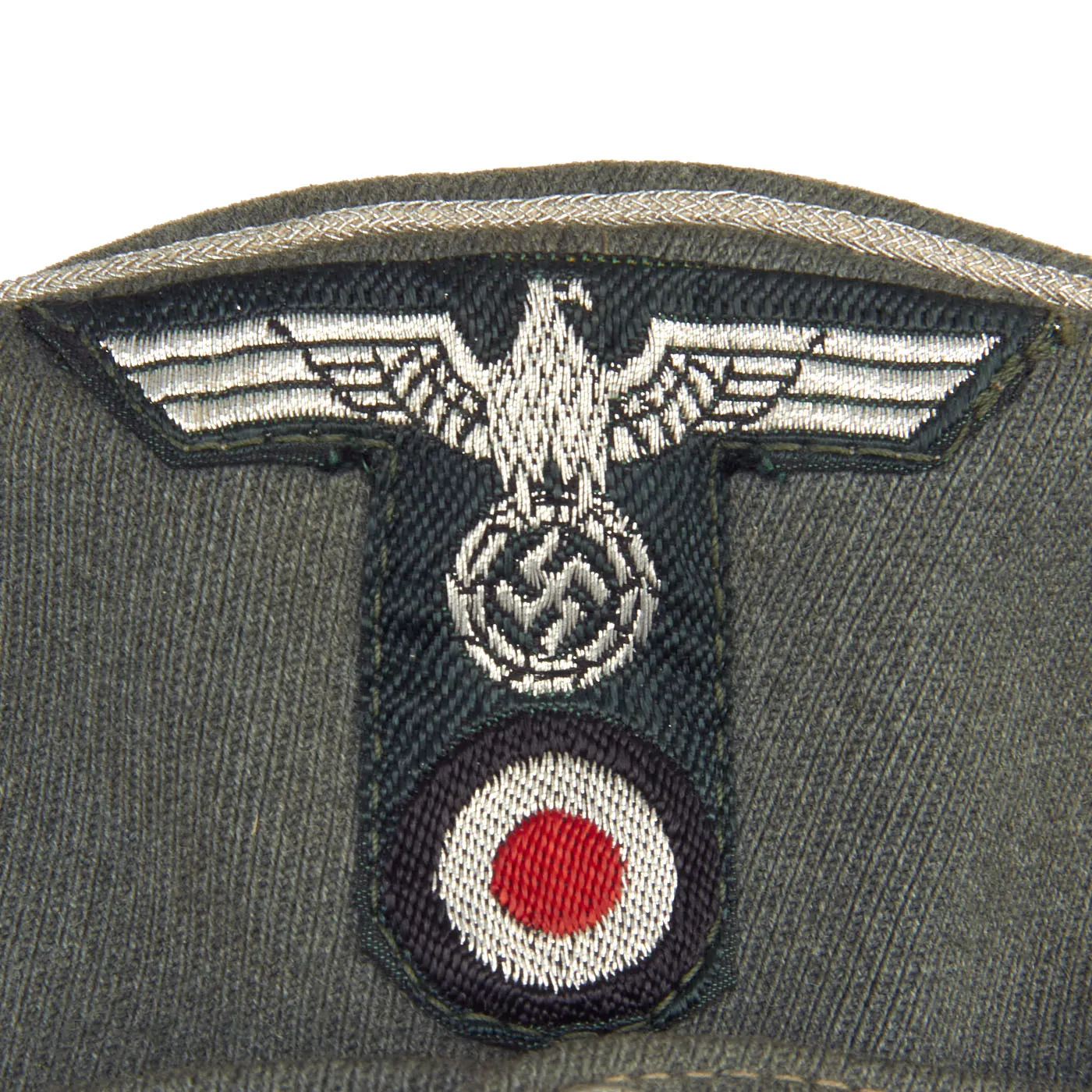 Original German WWII Gebirgsjäger Mountain Trooper Officer M43 Bergmütze Field Cap with Edelweiß Badge