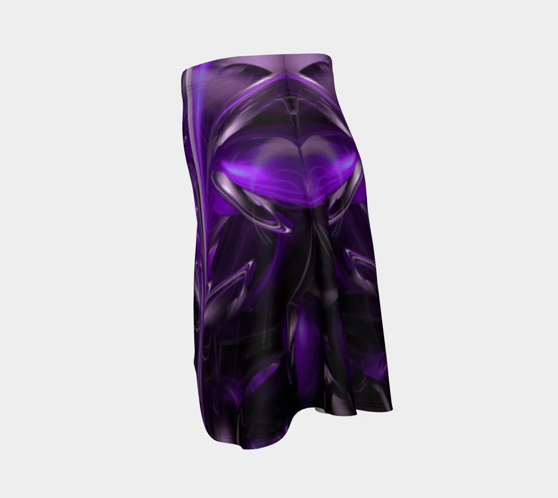 PURPLE ALIEN FLARE SKIRT