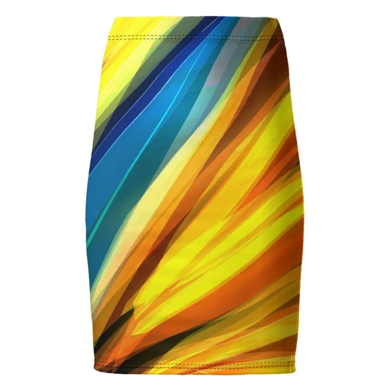 "Glass Butterfly" Custom Pencil Skirt