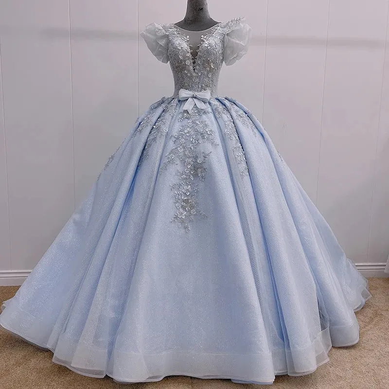 Romantic Quinceanera Organza Dress Ball Gown