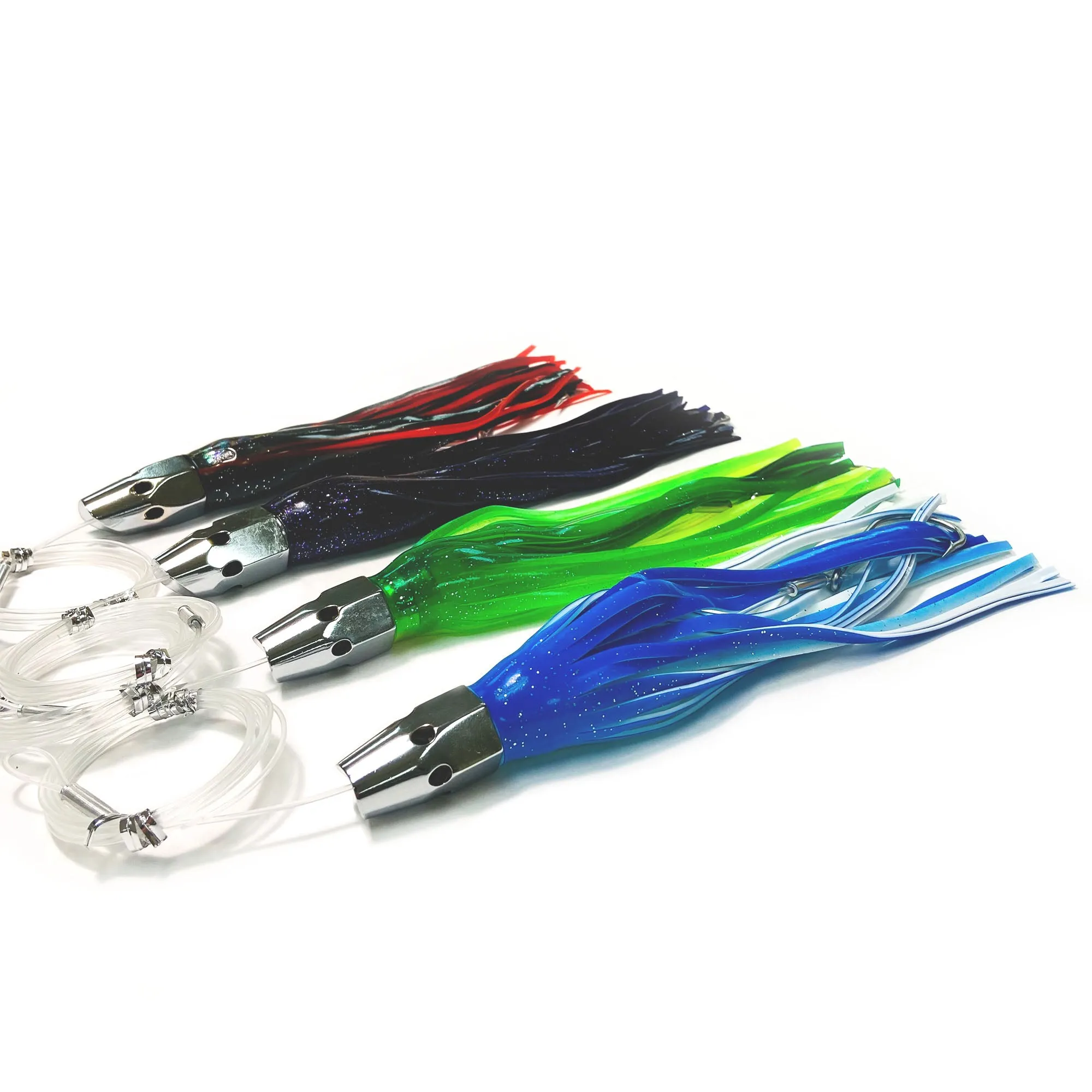 Slant Head Trolling Lures Variety 4 Pack - Medium, Assorted Colors