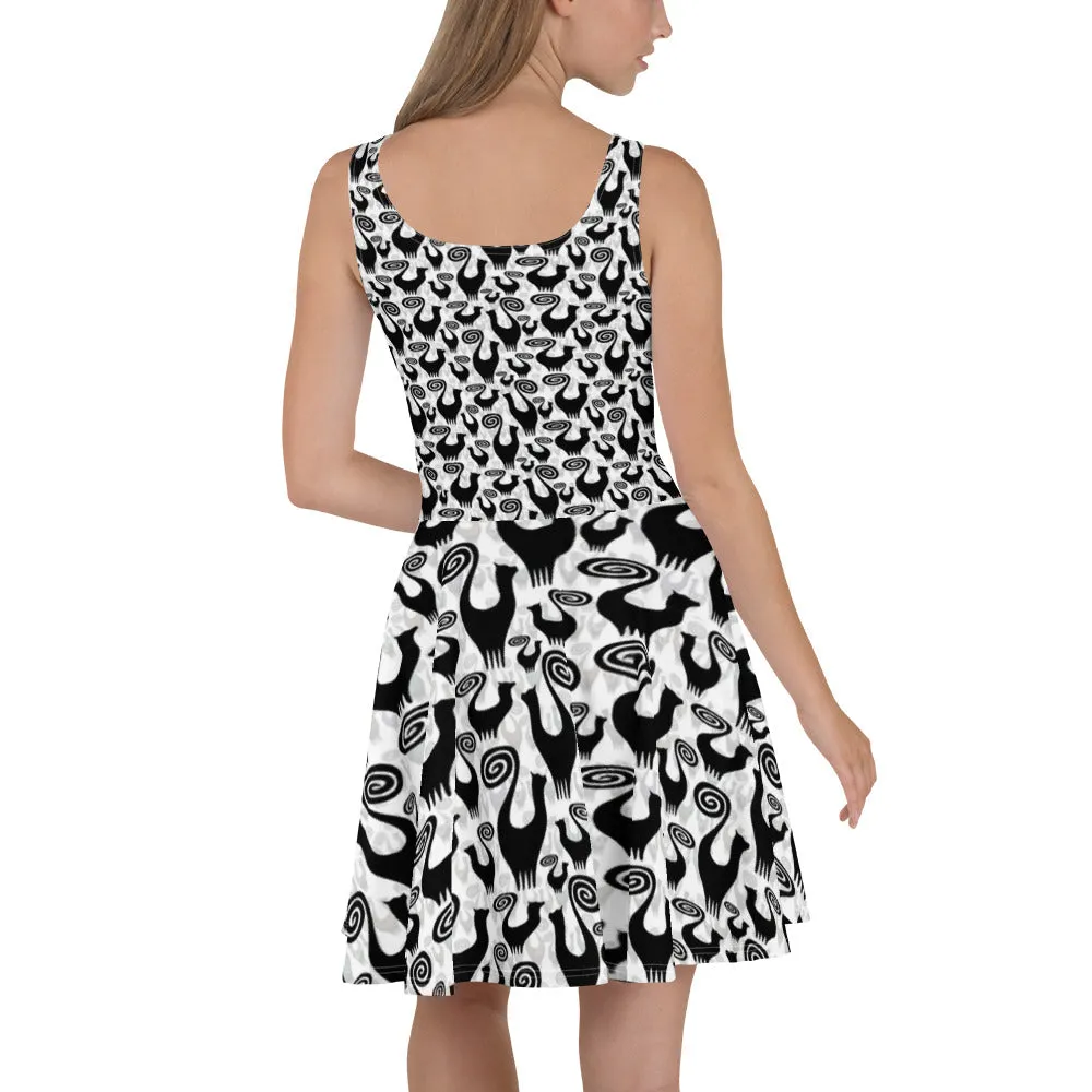 Snooty Cats Skater Dress