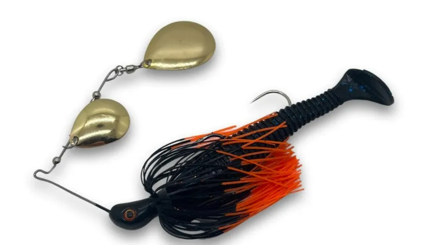 Spin Wright 1/2oz Spinner Bait Rigged With 6 Inch Plastic