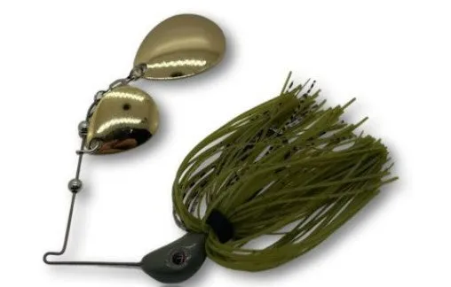 Spin Wright 1/2oz Spinner Bait Rigged With 6 Inch Plastic