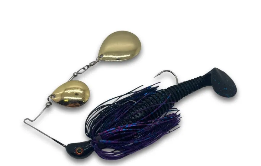 Spin Wright 1/2oz Spinner Bait Rigged With 6 Inch Plastic