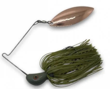 Spin Wright 5/8oz Spinner Bait Rigged With 6 Inch Plastic