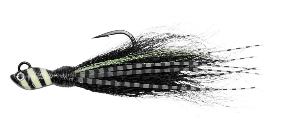 SPRO Power Bucktail Zebra Hair Jig w/ O'Shaughnessy Hook