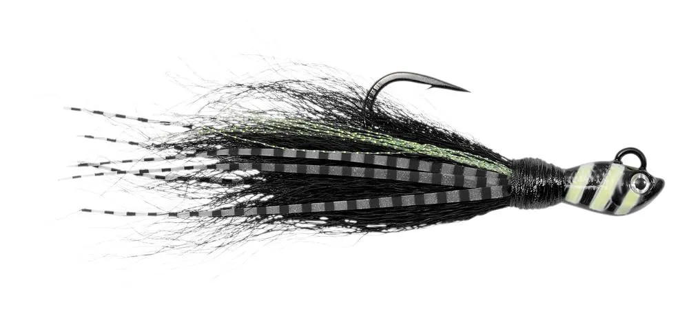 SPRO Power Bucktail Zebra Hair Jig w/ O'Shaughnessy Hook