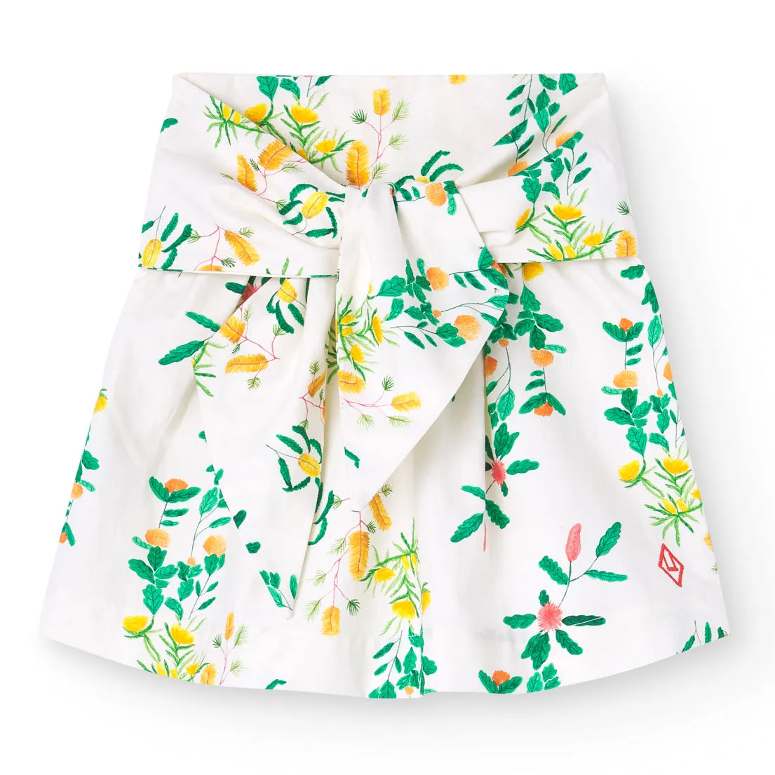 Swan White Flower Skirt