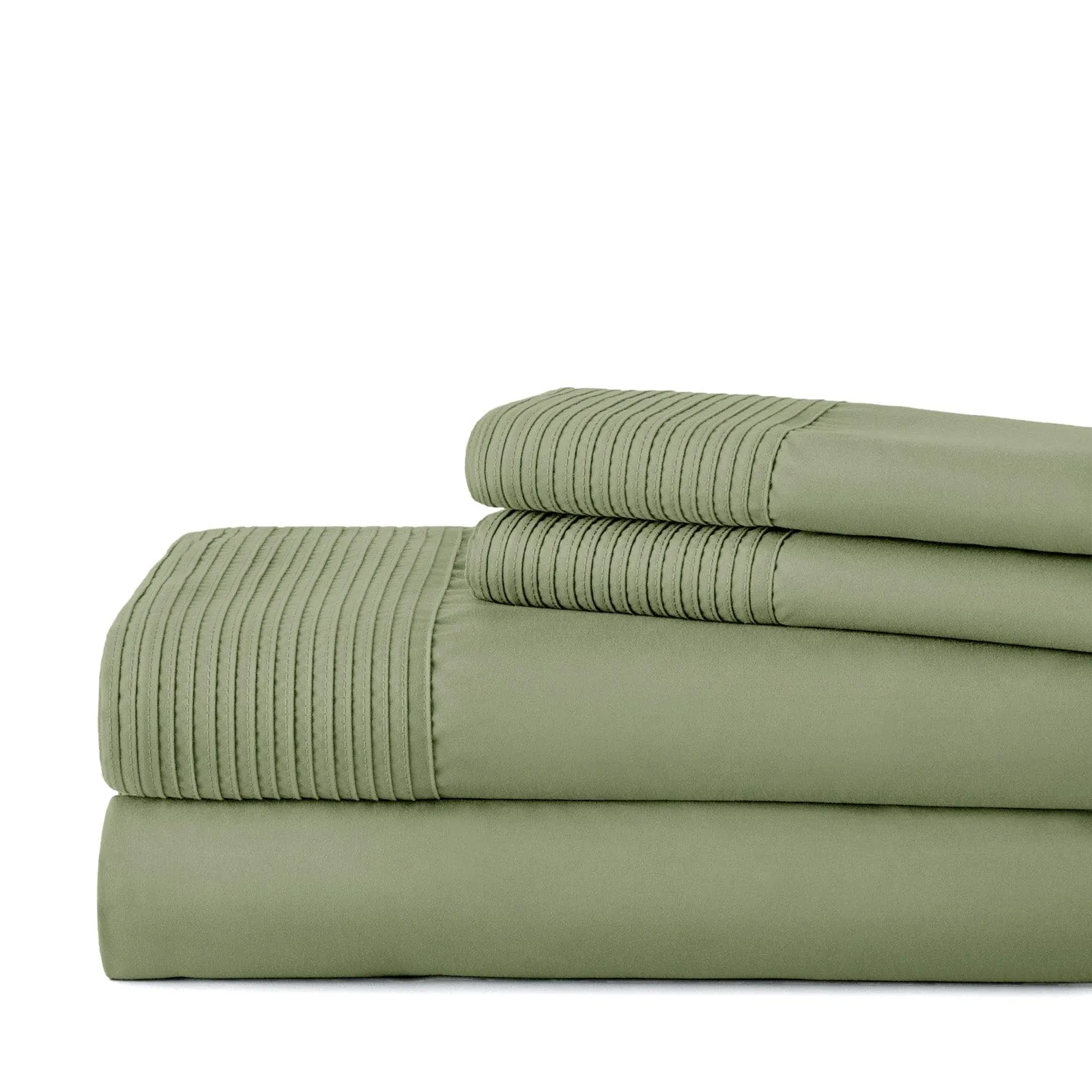 Vilano Extra Deep Pocket Pleated Sheet Set in Earth Tones