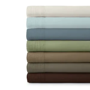 Vilano Extra Deep Pocket Pleated Sheet Set in Earth Tones