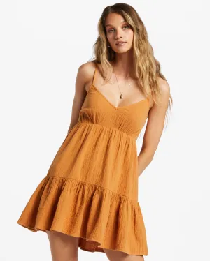 Wave After Wave Mini Dress - Summer Spice