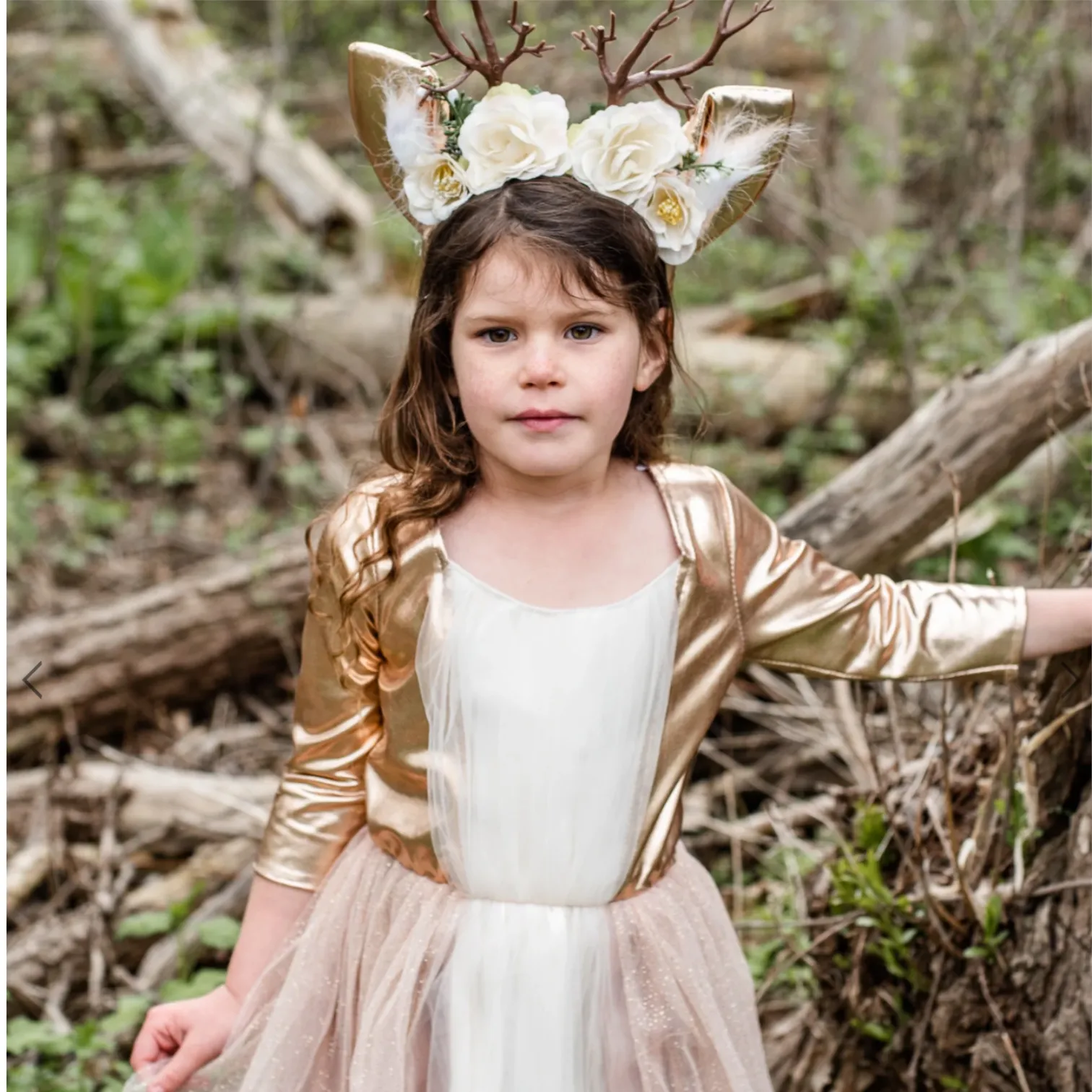 Woodland Deer with Headband